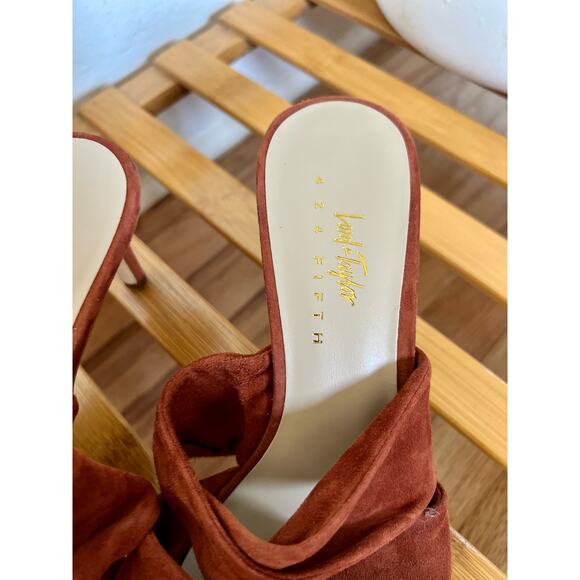 Lord & Taylor Suede Mule Heels - Picture 7 of 9